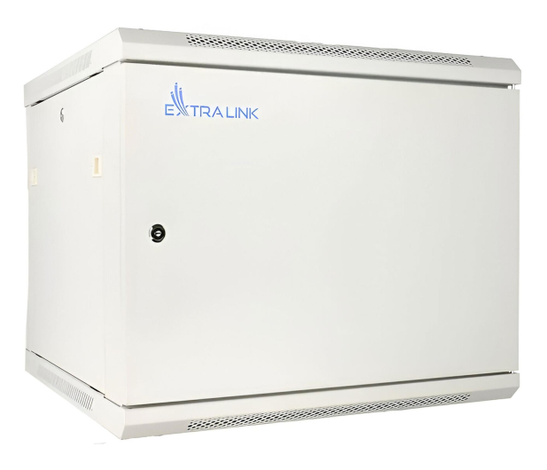 Extralink Wisząca 19" 9U 600x450mm ASP jednosekcyjna (szara) EX.13018 - 1323249 - zdjęcie